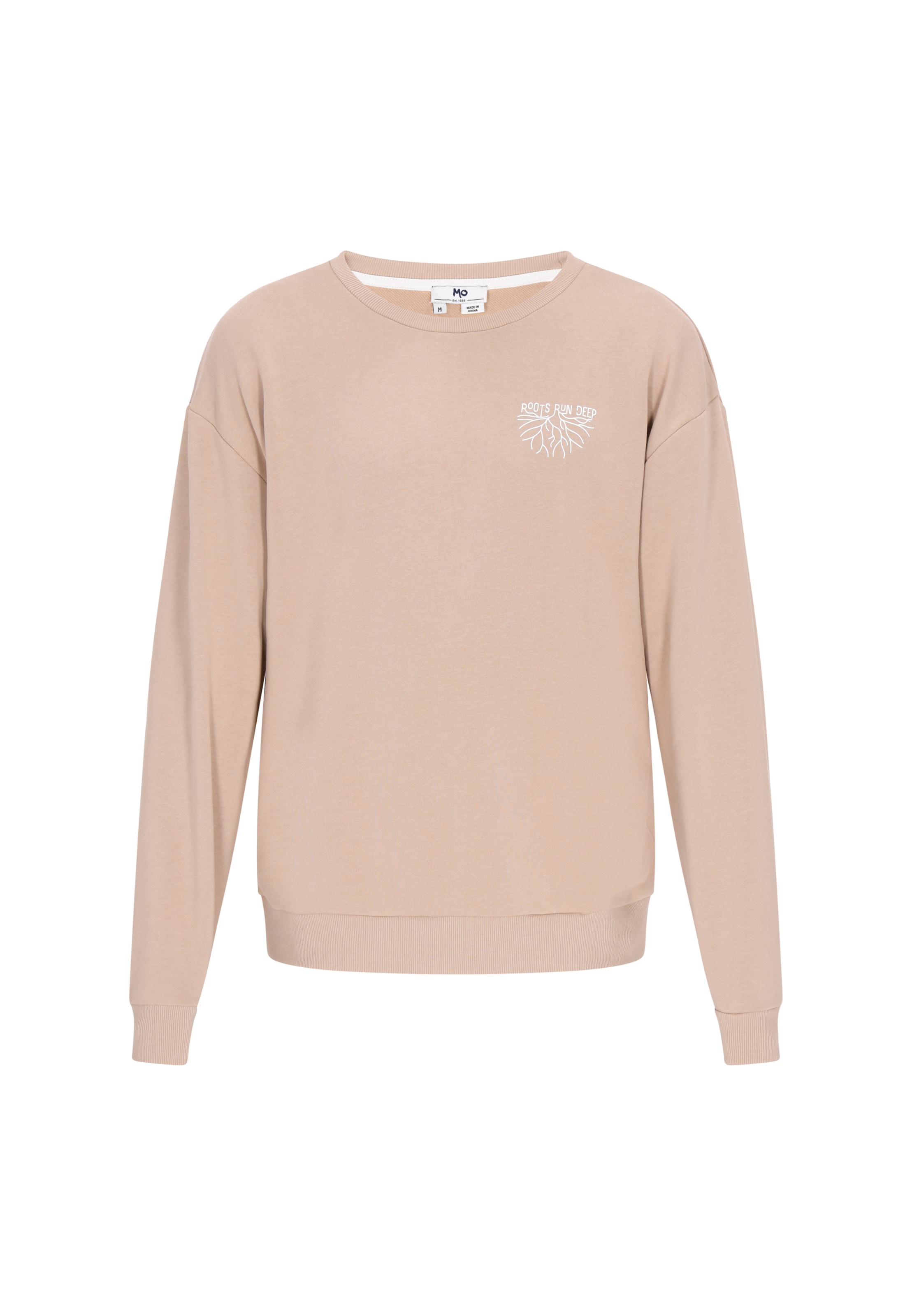 MO Collegepaita 'Back To School' värissä beige: etupuoli