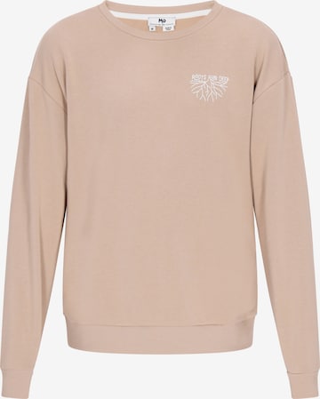 MOSweater majica 'Back To School' - bež boja: prednji dio