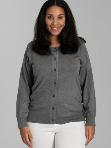SANDGAARD Knit Cardigan in Grey: front