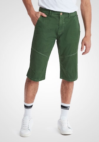 BLEND Regular Broek in Groen: voorkant