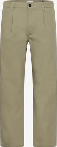 !Solid Regular Chino ' SDLIAM PLEAT ELAST. ' in Beige: voorkant