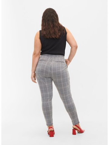 Effilé Pantalon 'MADDISON' Zizzi en gris