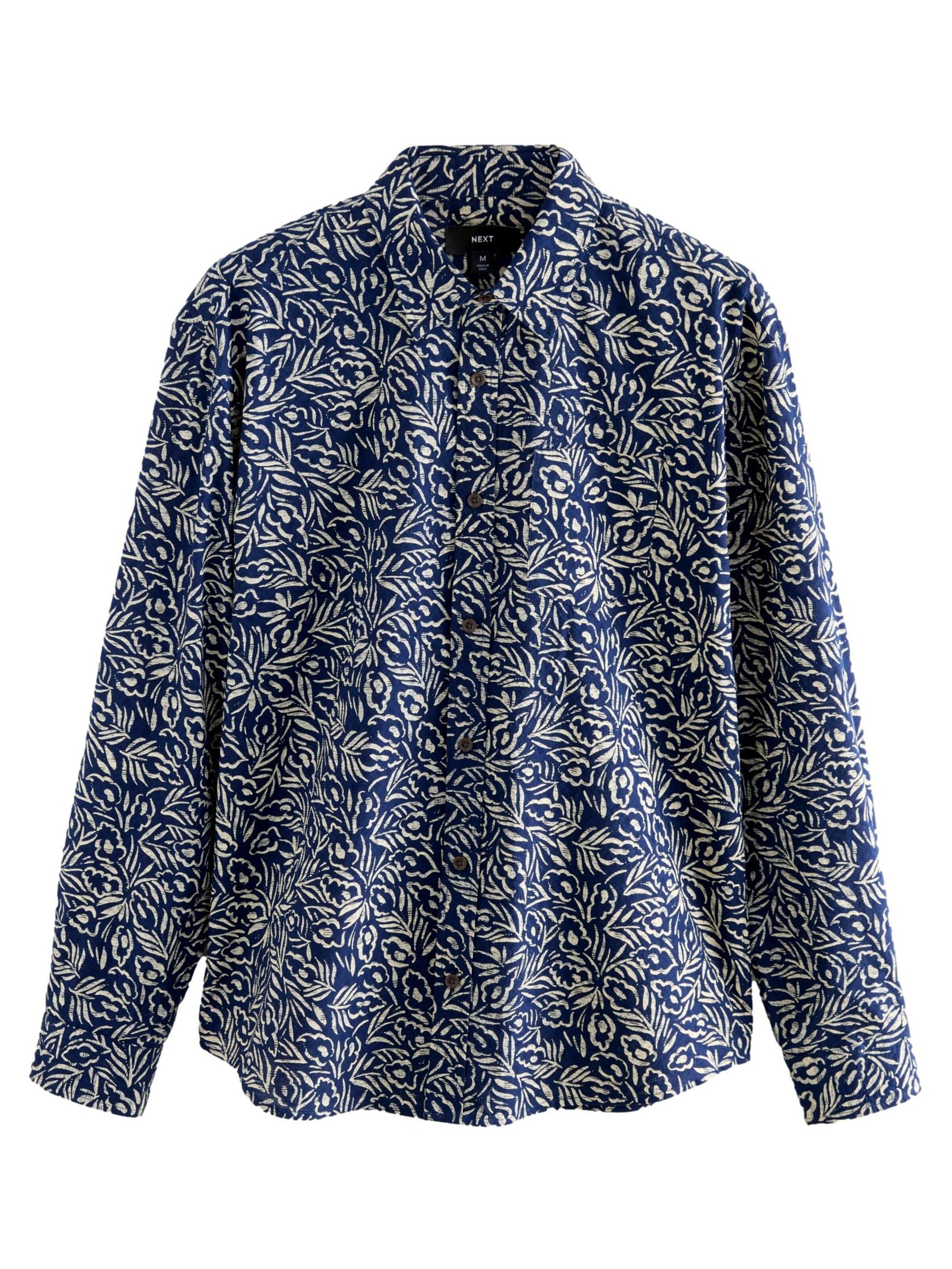 Next Skjorta i marinblå / vit, Produktvy