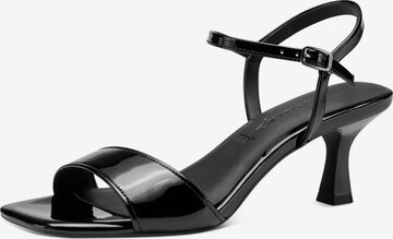 TAMARIS Sandals in Black: front