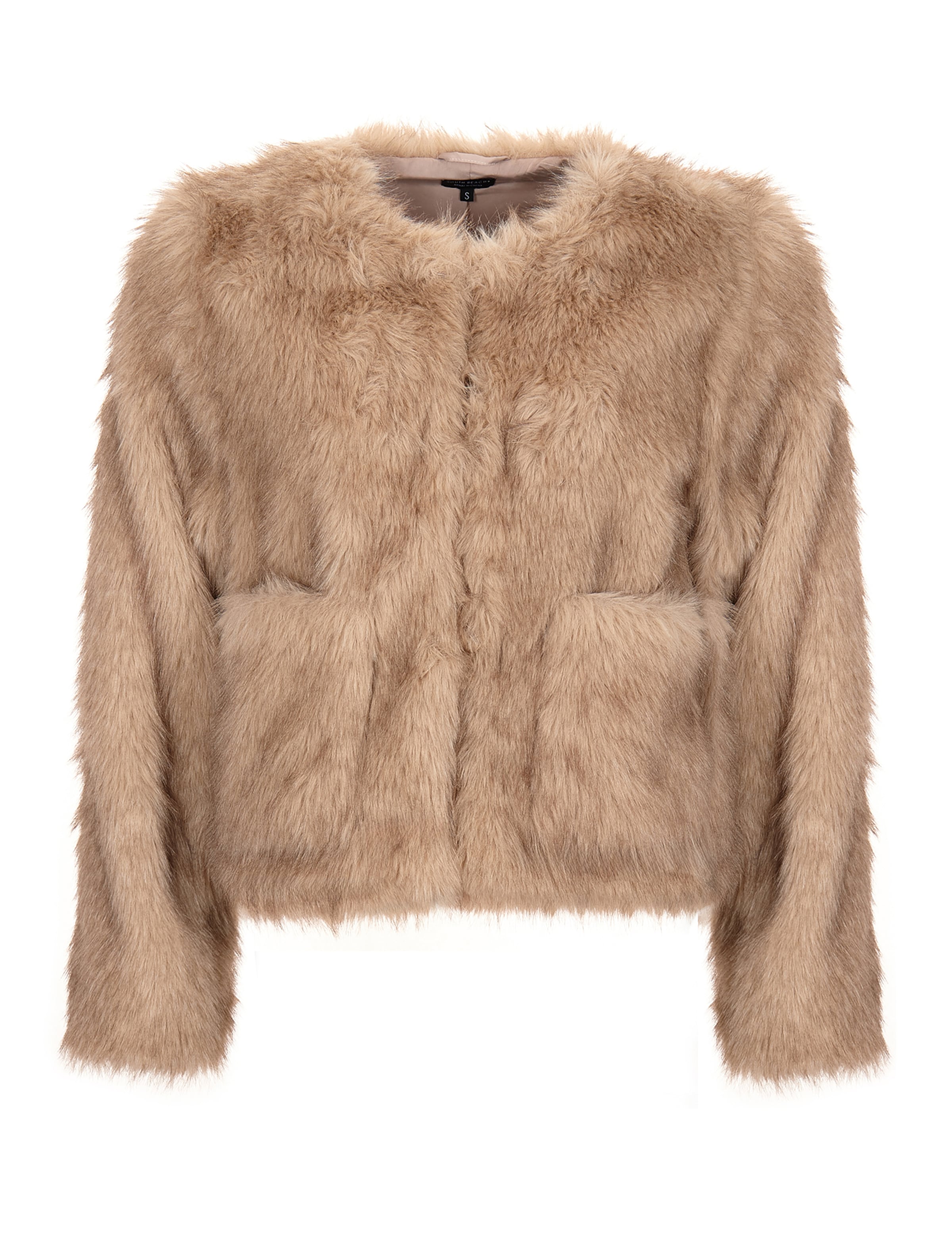 South Beach Tussenjas in Beige: voorkant