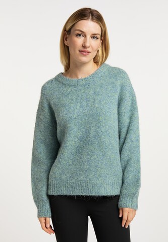 Usha - Pullover em verde: frente