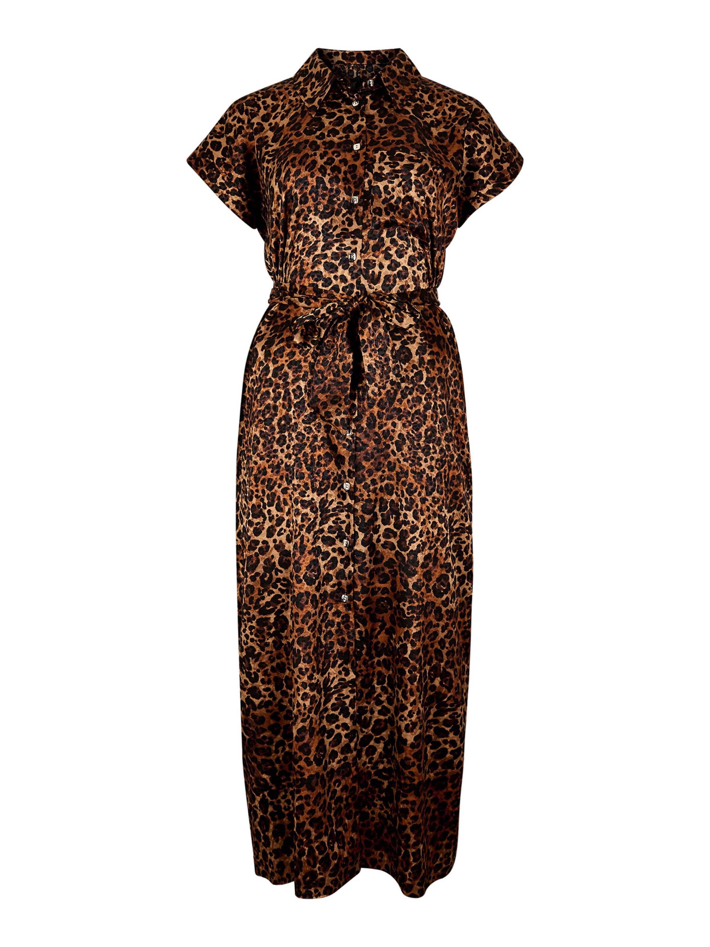 Robe ' ' Apricot en marron : devant