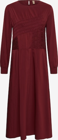 CULTURE - Vestido 'Ajda Antoinett' em castanho: frente