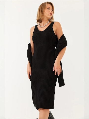 Abito in maglia di Bianco Lucci in nero