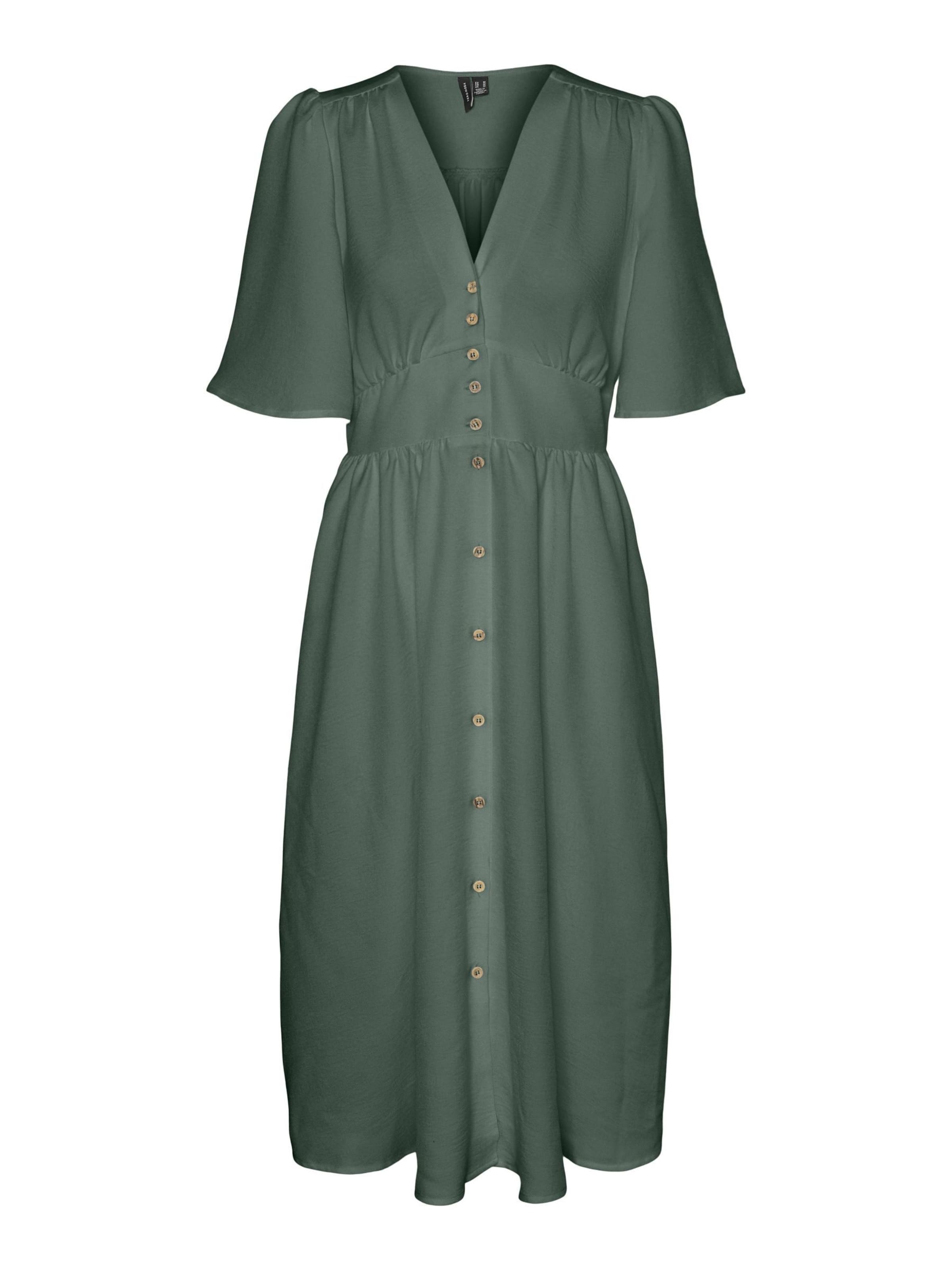 Robe-chemise 'MELANEY' VERO MODA en vert : devant
