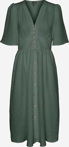 Abito camicia 'MELANEY' di VERO MODA in verde: frontale