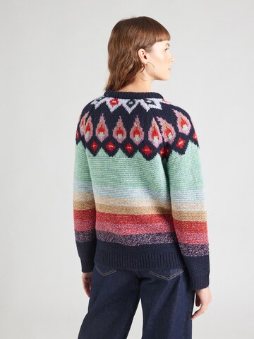 Pull-over 'NEW YORK FAIRISLE' WHITE STUFF en rouge