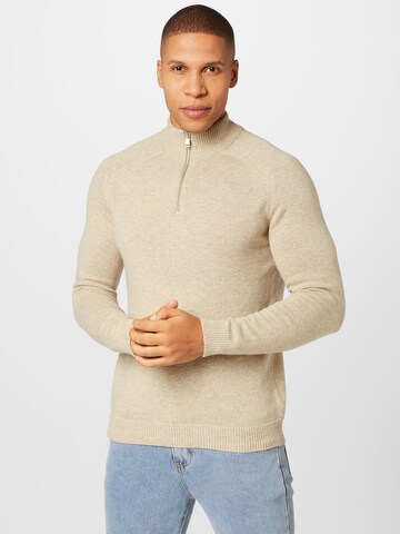 Pullover 'Edward' di Only & Sons in beige: frontale