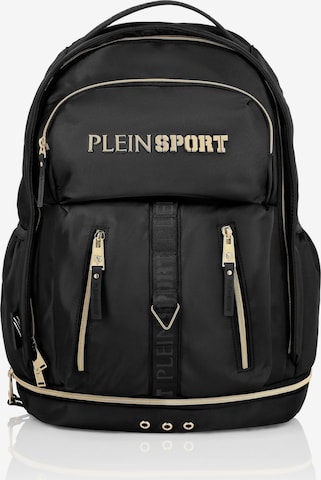 Plein Sport Backpack in Black: front