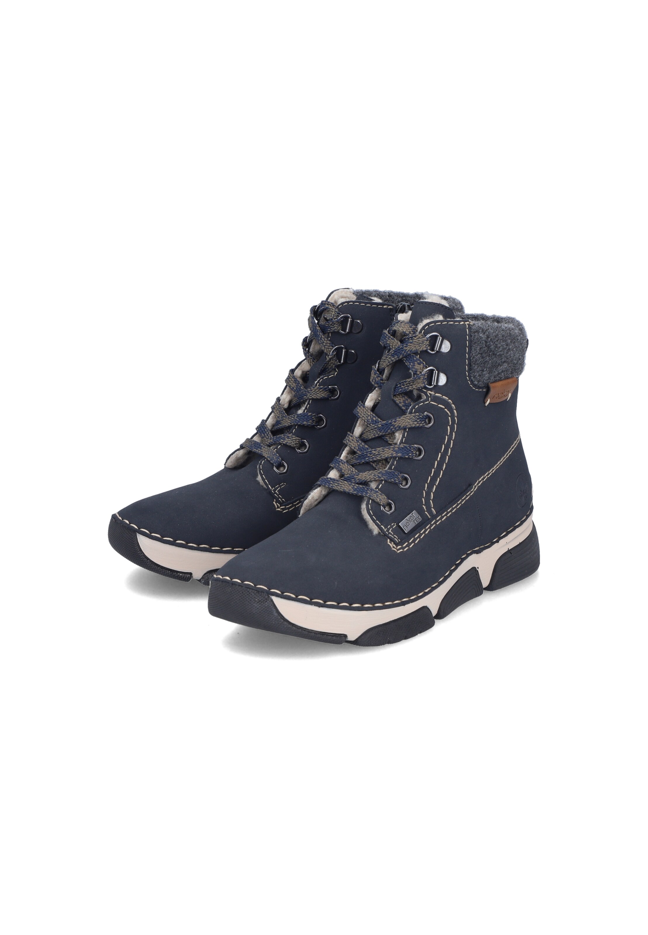 Bottines à lacets Rieker en bleu