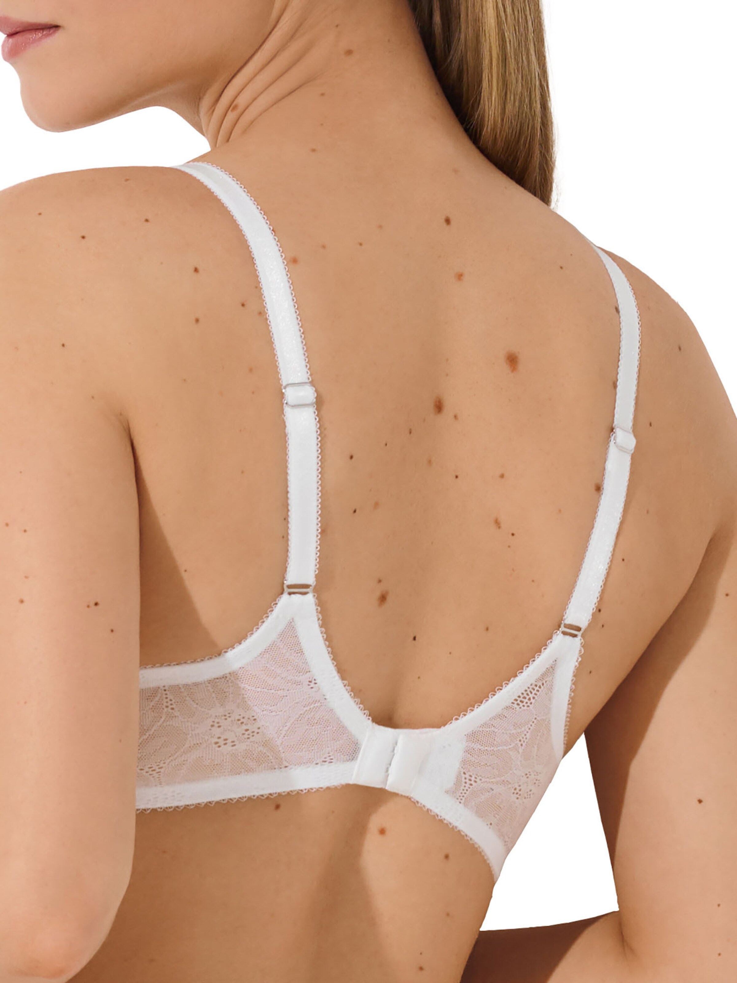 Lisca Classic Bra 'Evelyn' in White