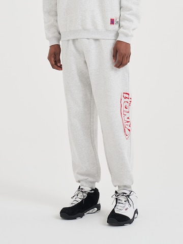 Effilé Pantalon AND1 en gris : devant