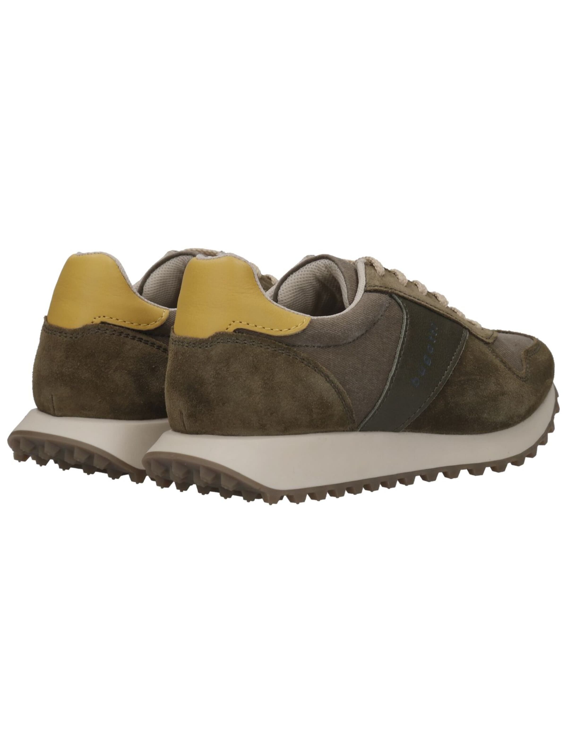 Baskets basses bugatti en vert