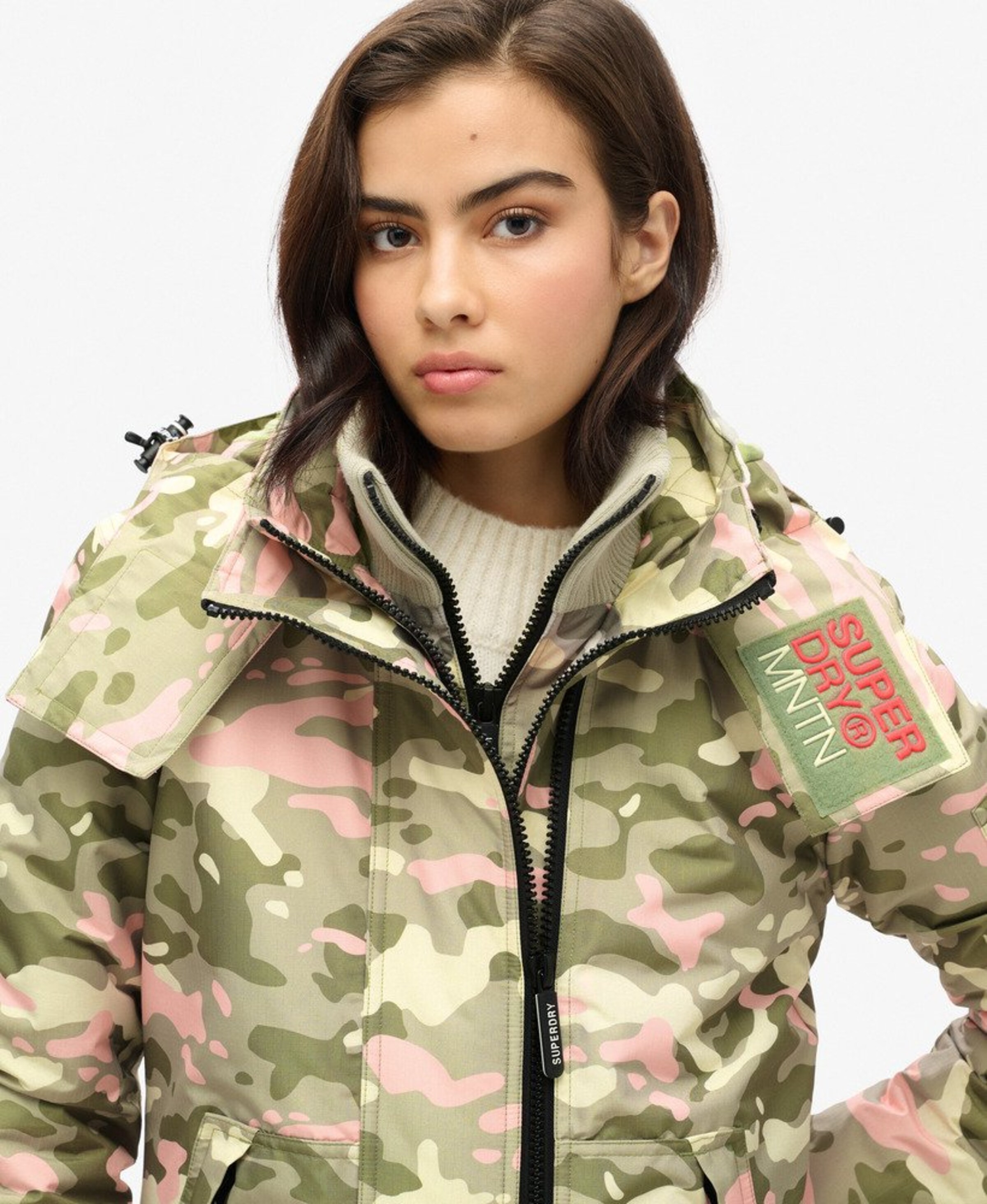 Veste d’hiver Superdry en rose