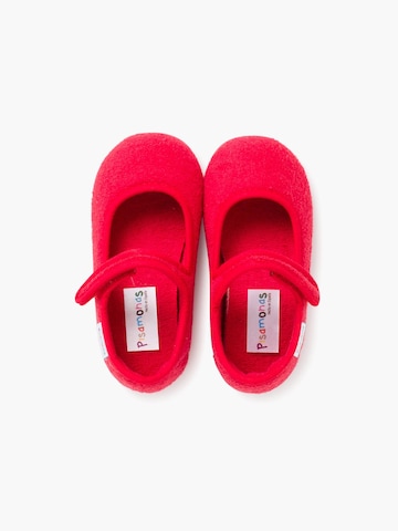 Pantoufle Pisamonas en rouge