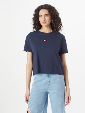 Tricou 'Classic' de la Tommy Jeans pe albastru: față