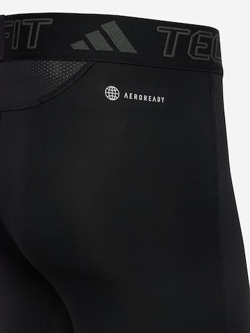 ADIDAS PERFORMANCE Skinny Sportnadrágok 'Techfit Aeroready Long' - fekete