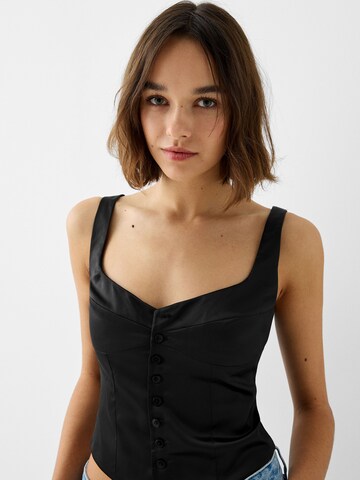 Bershka Blouse in Black