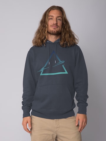 Felpa ' Triangle ' di Watapparel in grigio: frontale