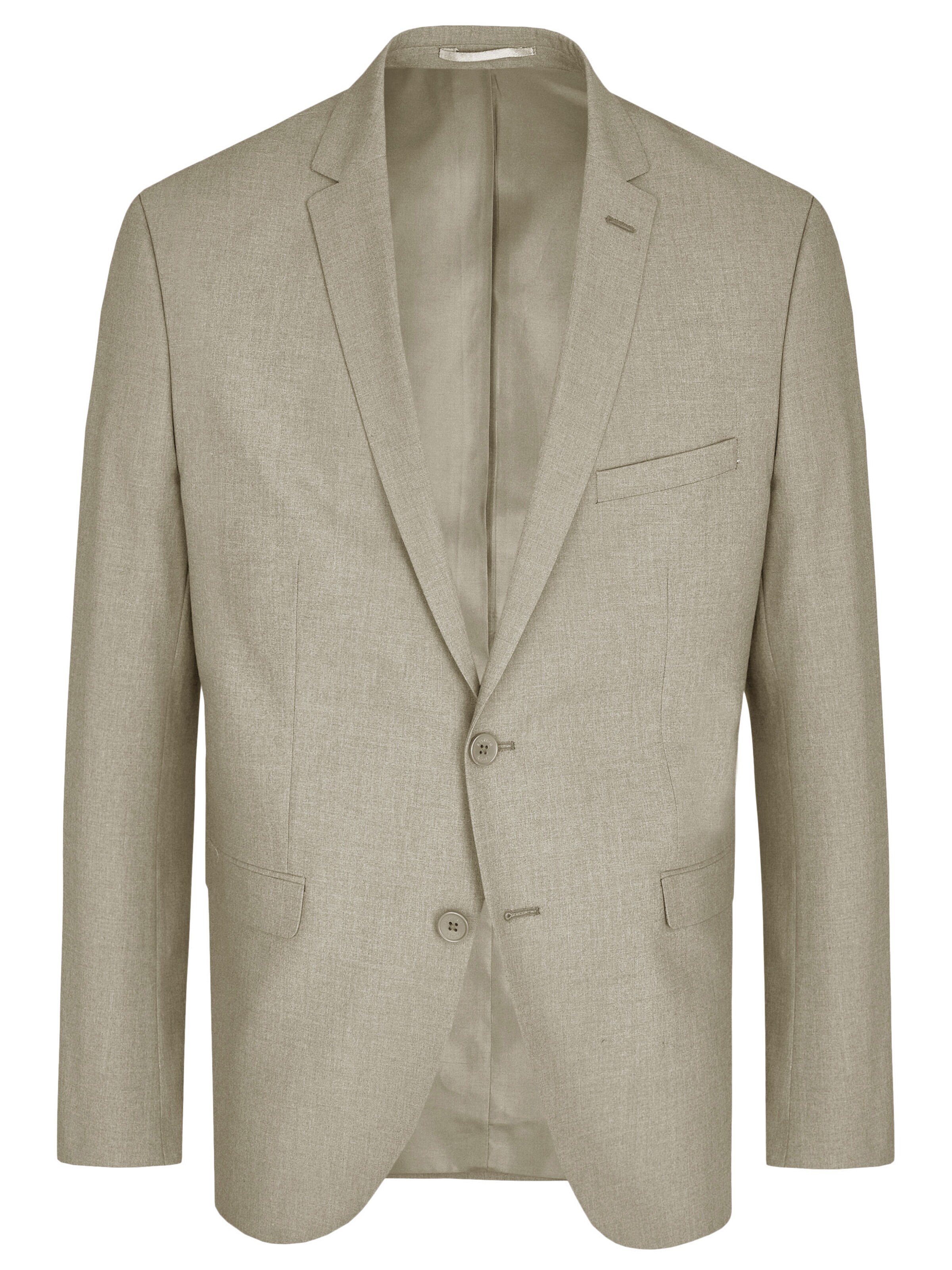 Coupe slim Veste de costume Steffen Klein en beige : devant