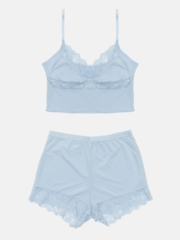 Tazzio - Pijama de pantalón corto 'F921' en azul