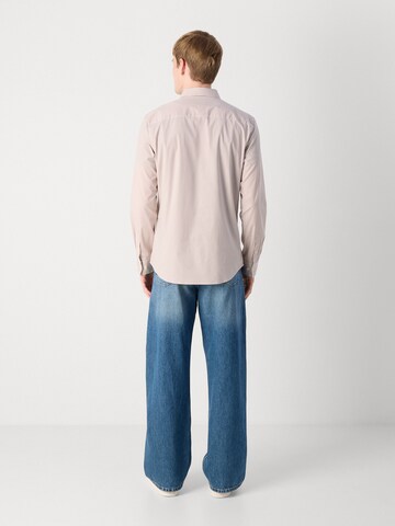 Slim fit Camicia di Calvin Klein in arancione: dietro