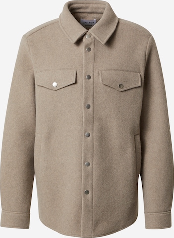 DAN FOX APPAREL Tussenjas 'Arda' in Beige: voorkant