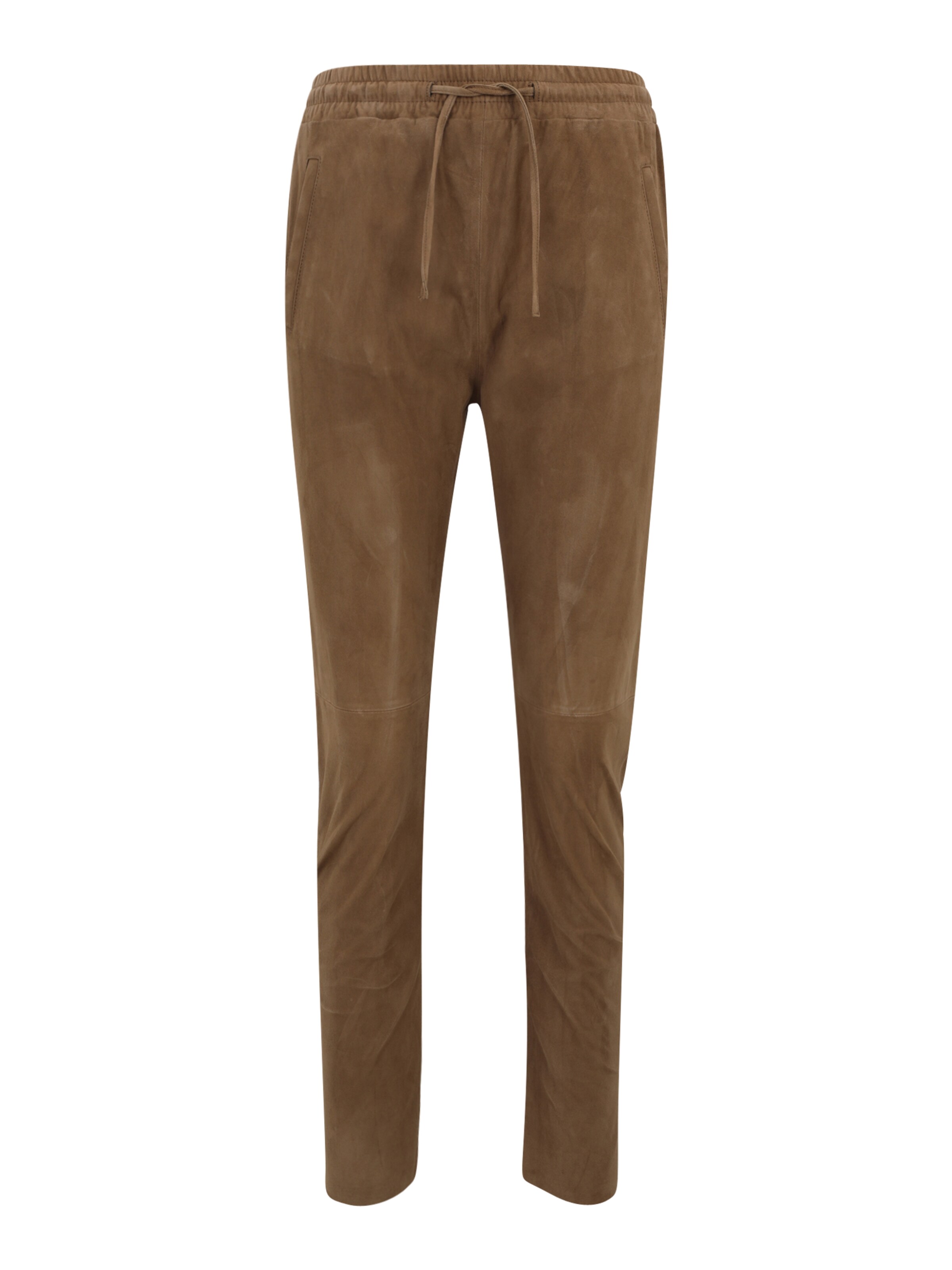 OAKWOOD Конический (Tapered) Штаны 'GIFT' в Коричневый: спереди