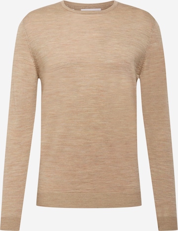 SELECTED HOMME Sweter w kolorze brązowy: przód