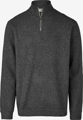 Cleptomanicx Pullover 'Noitch' in Grau: Vorderseite