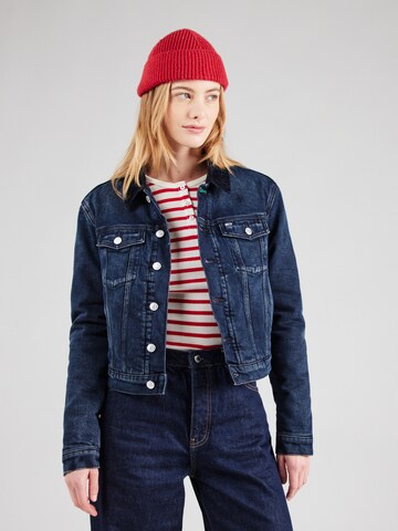 Tommy Jeans Jacke 'IZZIE' in Blau: Vorderseite