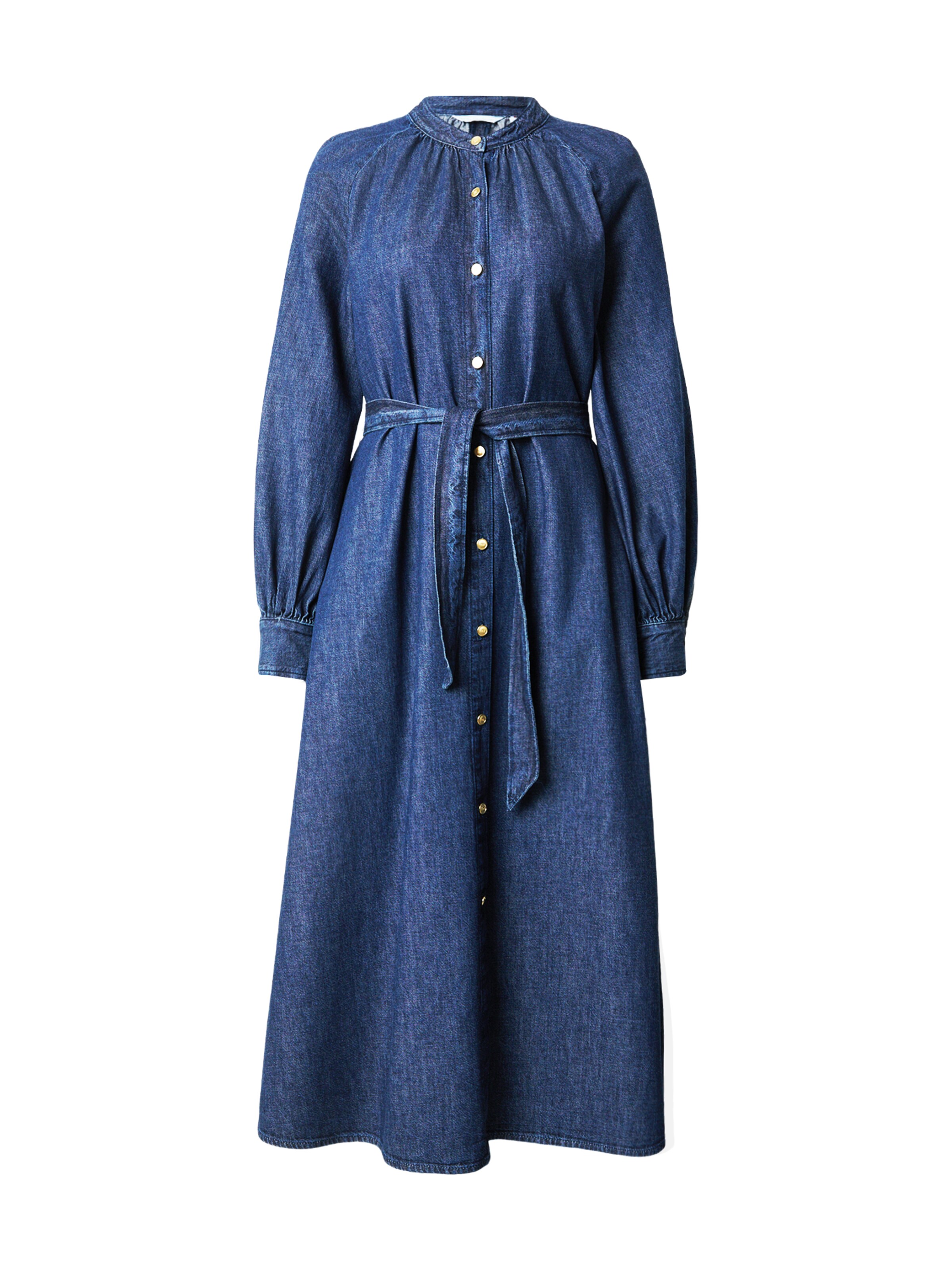 TOMMY HILFIGER - Vestido camisero en azul: frente