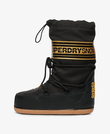 Après-ski Superdry en noir : devant