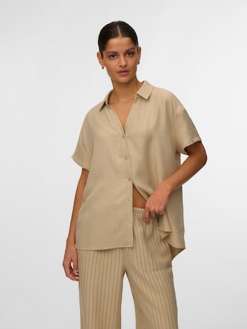 VERO MODA Bluse 'VMMelaney' i grøn: forside