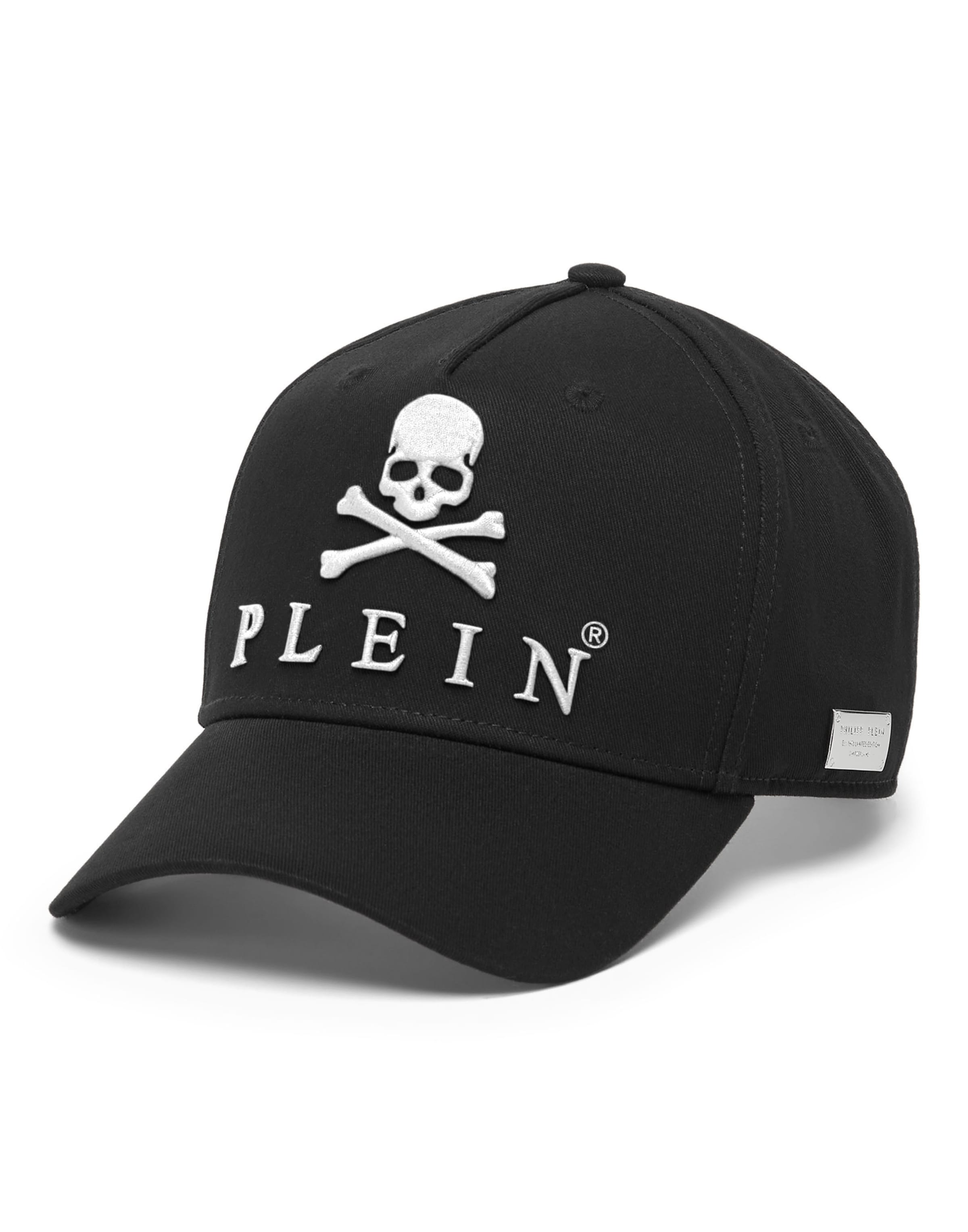 Philipp Plein Cap 'Skull&Bones' in Black / White, Item view