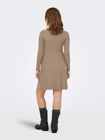 Robes en maille 'OLMMALAYA' Only Maternity en marron