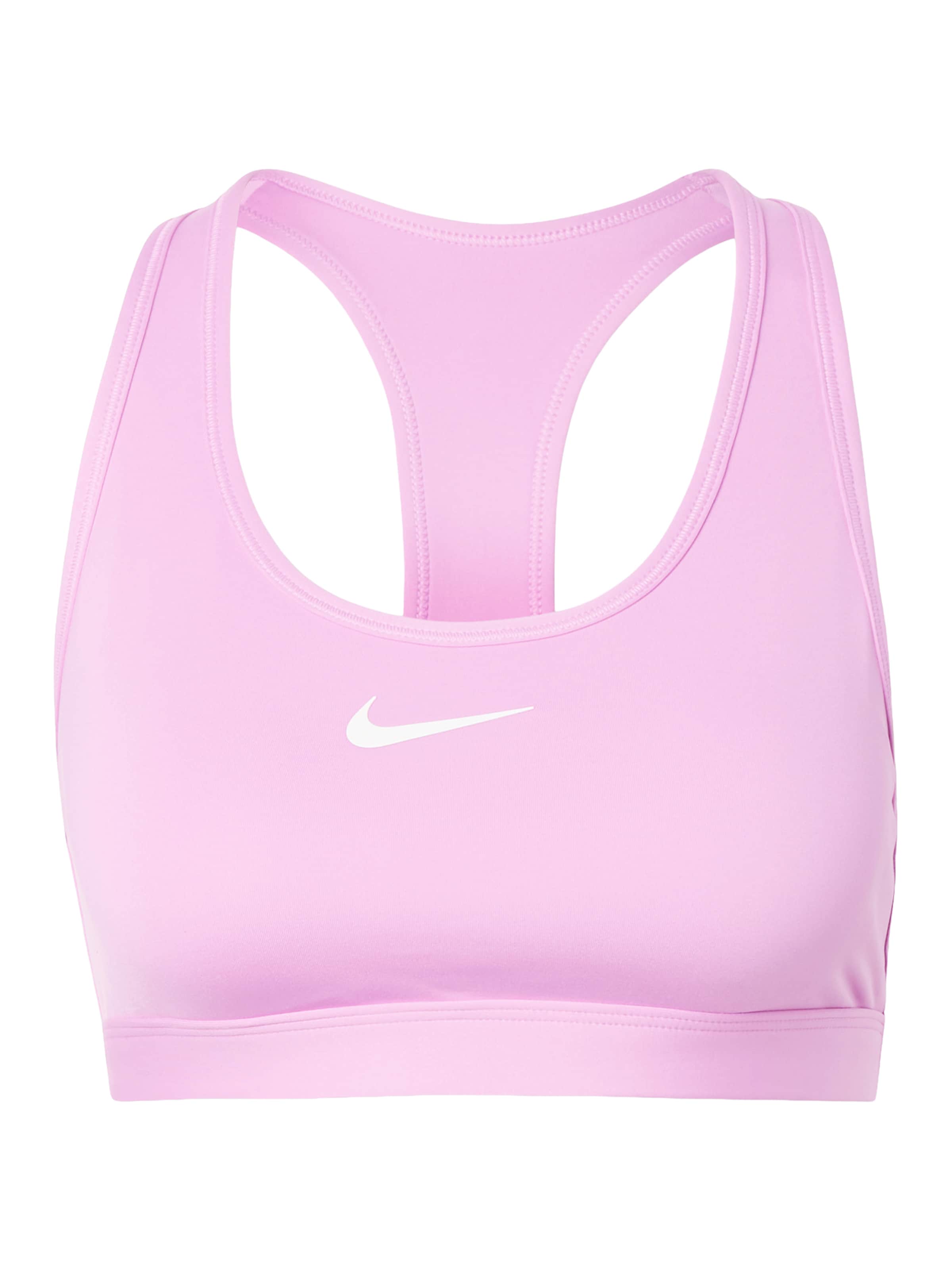 rozā NIKE Sporta krūšturis 'SWOOSH': no priekšpuses