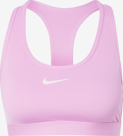 Sportinė liemenėlė 'SWOOSH' iš NIKE, spalva – šviesiai rožinė / balta, Prekių apžvalga