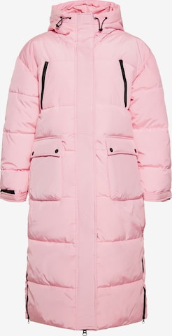 myMo ATHLSR Wintermantel in Roze: voorkant