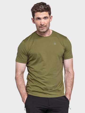 Schöffel Functioneel shirt in Groen: voorkant