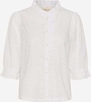 Cream Bluse 'Suri' i hvid: forside