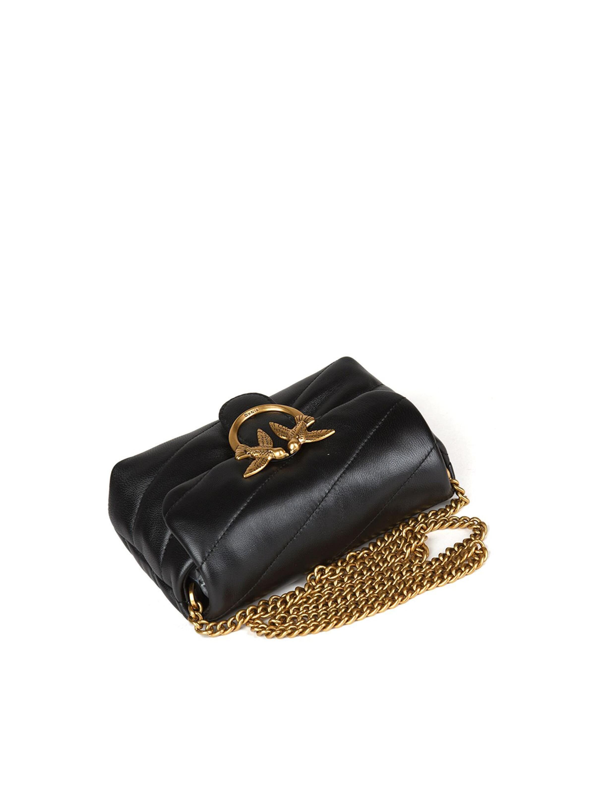 PINKO - Bolso de hombro 'LOVE BABY' en negro