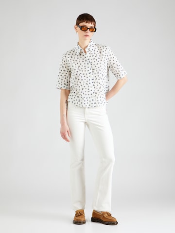 UNITED COLORS OF BENETTON Blouse in White