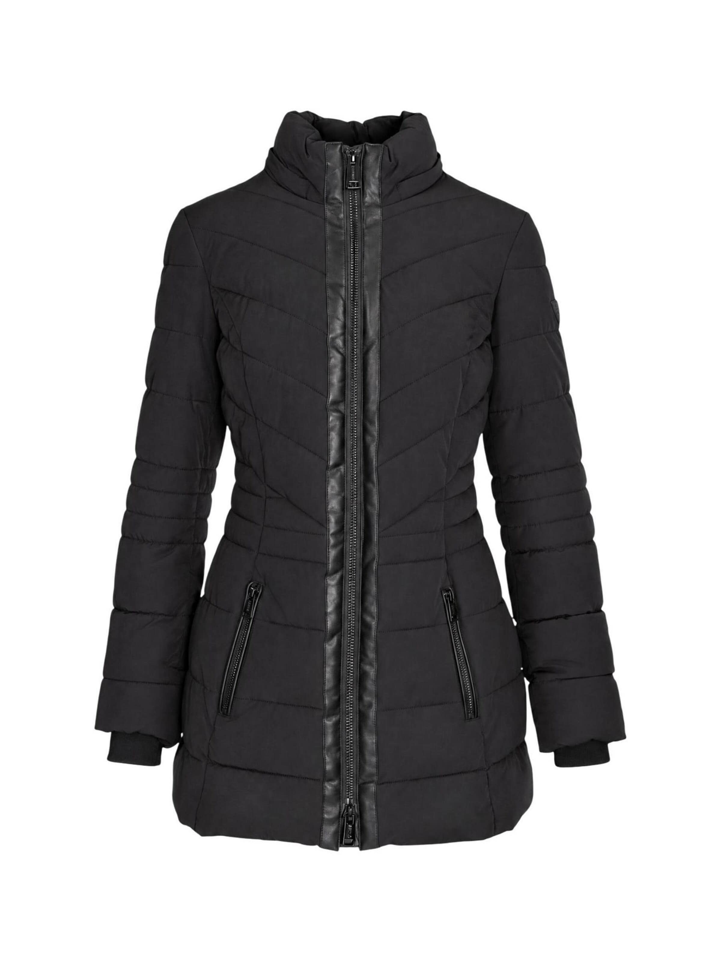 GUESS Winterjas 'JOLANDA STRETCH PUFF W6BL77 W4713' in Zwart
