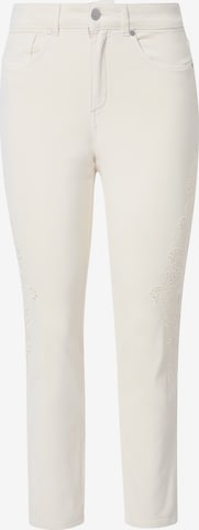 MIAMODA Jeans in Wit: voorkant